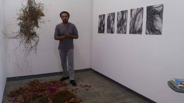 Alejandro Naranjo in the Studio