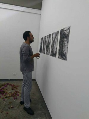 Alejandro Naranjo in the Studio