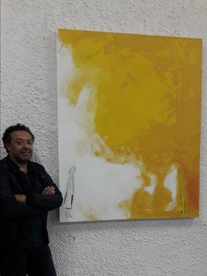 Alejandro Naranjo in the Studio