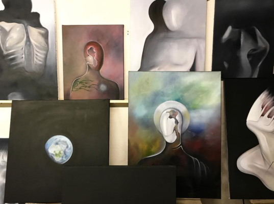 Peter Pitout in the Studio
