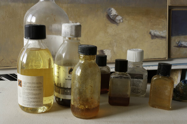 Luca Raimondi in the Studio: my mediums and varnishes