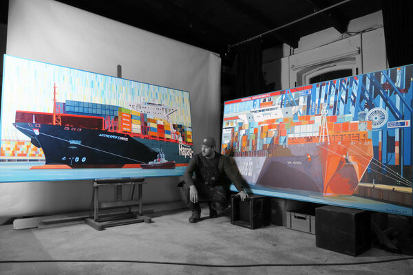 Manuel Di Chiara in the Studio