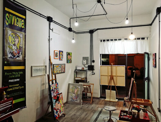 Alessandro Siviglia in the Studio