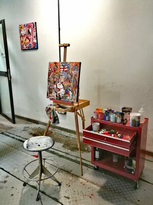 Alessandro Siviglia in the Studio