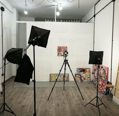 Alessandro Siviglia in the Studio