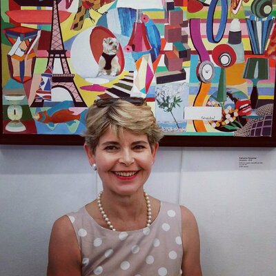 Catherine Sénéchal in the Studio: Exposition à la Galerie "Libre est l'Art" en mai 2019