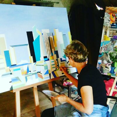 Catherine Sénéchal in the Studio: A mon atelier à la campagne dans le Berry !