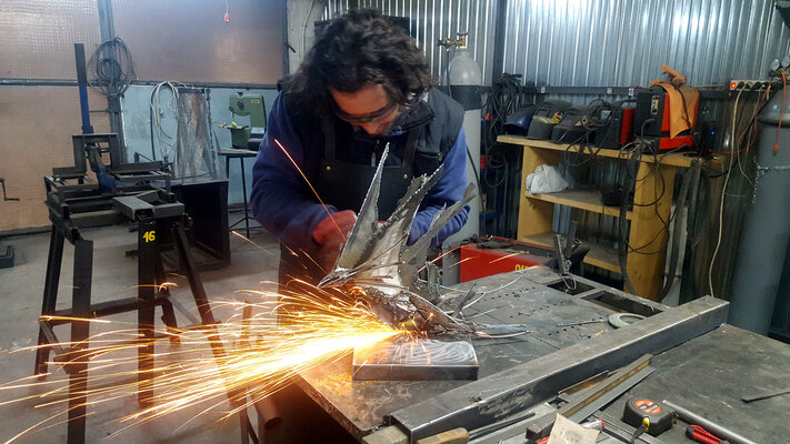 Ovidiu Kloska in the Studio