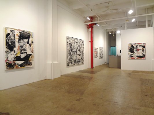 Matthew Dibble in the Studio: Legendary Bog_solo painting exhibition 2019