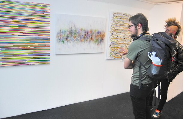 Astrid Stoeppel in the Studio: Ausstellung London/UK - The Brick Lane Gallery