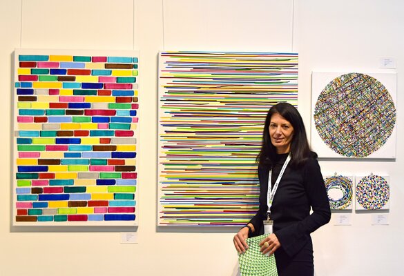 Astrid Stoeppel in the Studio: "The Other Art Fair" New York 2017