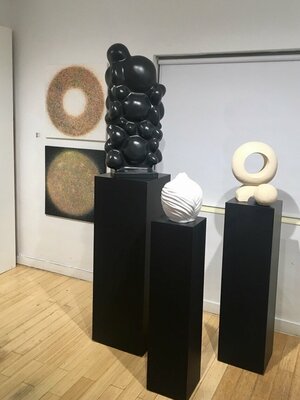 Astrid Stoeppel in the Studio: Art Miami - Aqua Art 2018 USA/Miami
