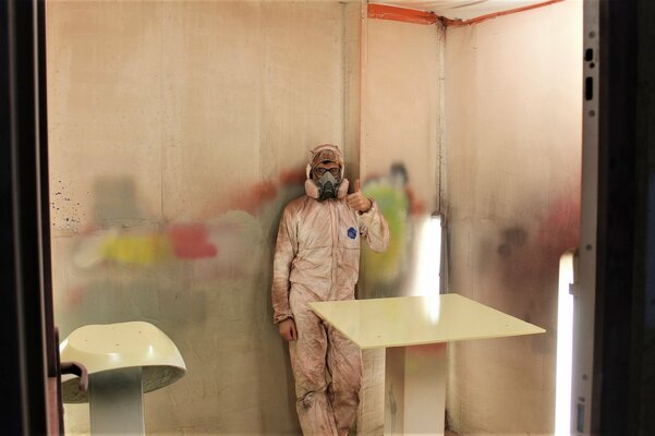 Eric Pottier im Studio: Tenue de camouflage ^=^