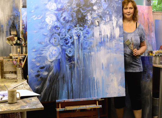 Tatiana Iliina in the Studio
