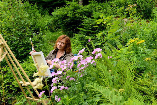 Tatiana Iliina in the Studio