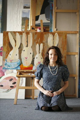 Daria Bagrintseva in the Studio