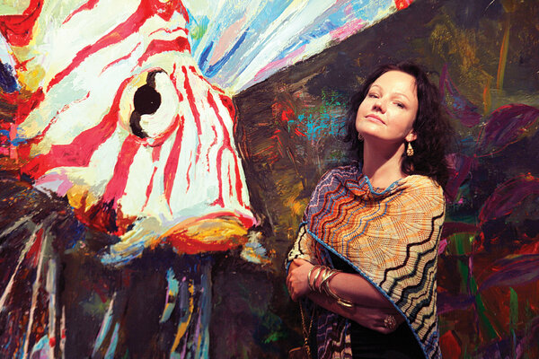 Daria Bagrintseva in the Studio