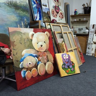 Daria Bagrintseva in the Studio