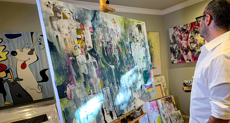 Jack Avetisyan in the Studio