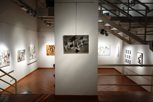 Francesco D'Adamo in the Studio: "Chimere" solo exhibition, Palazzo SS. Salvatore - S. Giovanni in P. (BO) - 2017