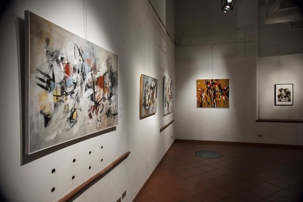 Francesco D'Adamo in the Studio: "Chimere" solo exhibition, Palazzo SS. Salvatore - S. Giovanni in P. (BO) - 2017