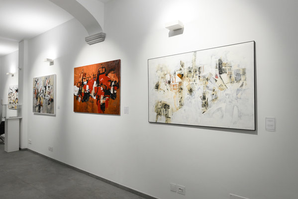 Francesco D'Adamo in the Studio: "Discanto" Solo Exhibition, Galleria 212 - Bologna (2018)