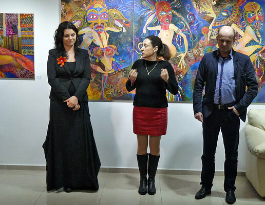 Silvia Pavlova in the Studio: Exhibition Opening