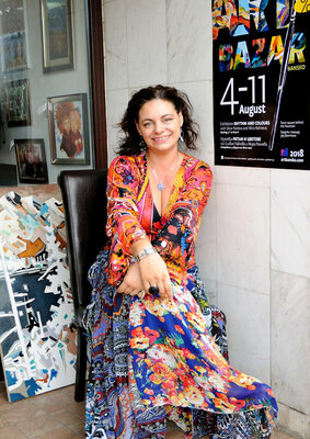 Silvia Pavlova in the Studio: Before Exhibition