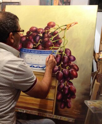 Carmelo Margarone in the Studio