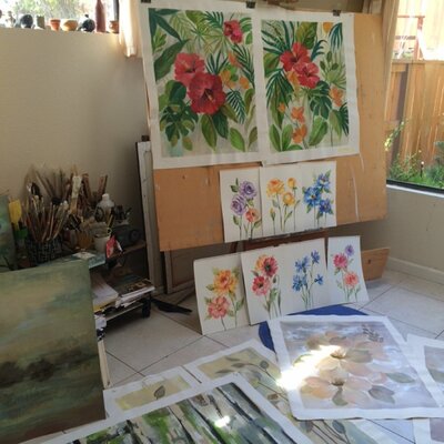 Silvia Vassileva in the Studio