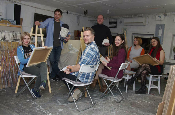 Dima Filatov in the Studio: me and my students )