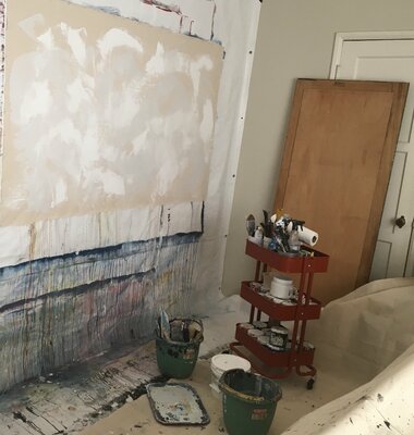 Stephanie Visser in the Studio