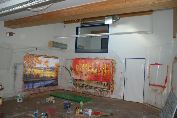 Maria Moretti in the Studio