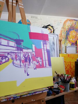 Gustavo Leutun in the Studio