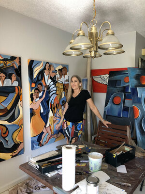 Valerie Vescovi in the Studio: In the Studio
