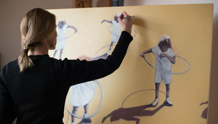 Nata Zaikina in the Studio: work in progress...