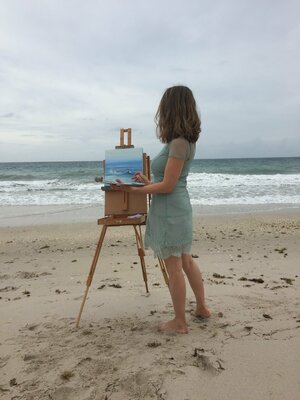 Eva Volf in the Studio