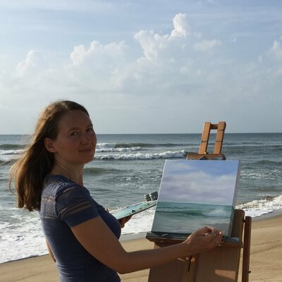 Eva Volf in the Studio: en plein aire