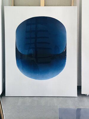 Catherine Ludeau im Studio: Vue de mon atelier, grand format bientôt en vente