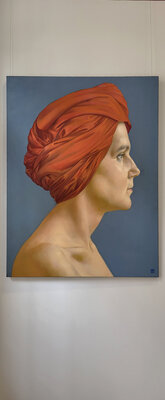 Yaroslav Kurbanov in the Studio: Ausstellung 2023 Leipzig Galerie Moonart