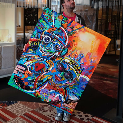Ramon Bruin in the Studio