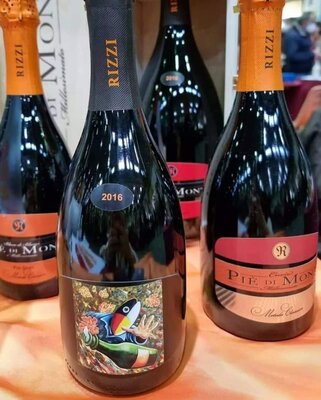 Marco Stocco in the Studio: Italian wine label - Orfeo marcostoccoart - Piè di Mont