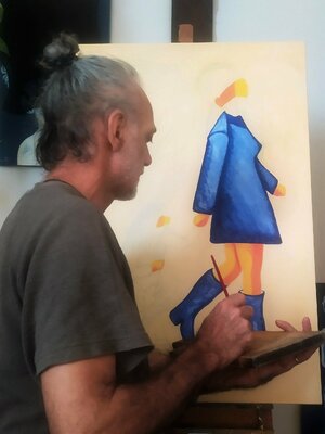Marco Stocco in the Studio: work in progress - Marco Stocco