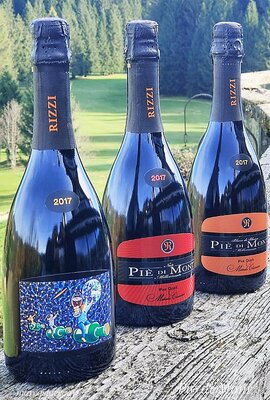 Marco Stocco in the Studio: Italian wine label - Orfeo marcostoccoart - Piè di Mont