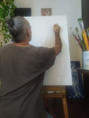 Marco Stocco in the Studio: Studio work in progress - Marco Stocco