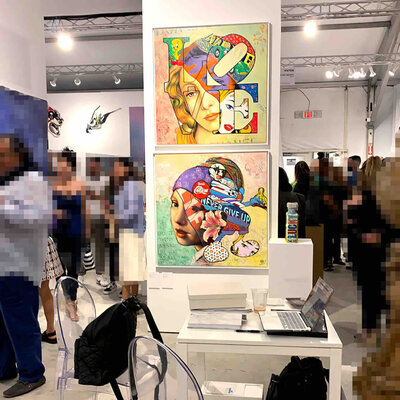 Gardani in the Studio: Art Miami Show