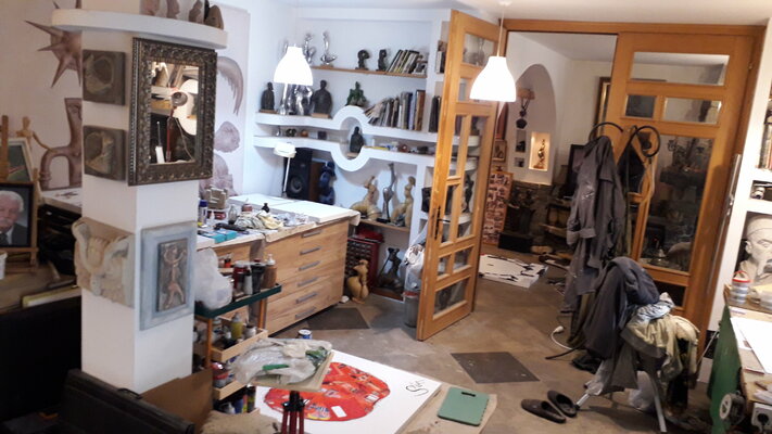 Stefan Dimovski in the Studio