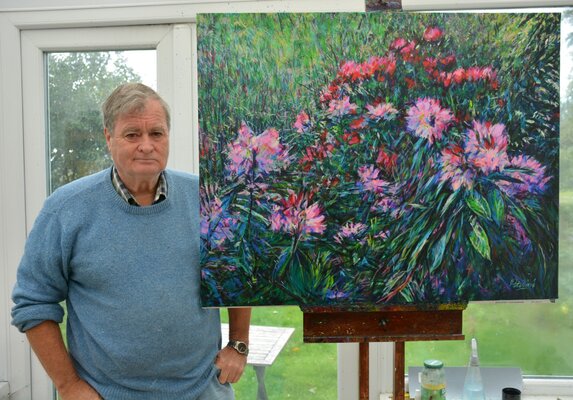 Peter Wood in the Studio: Last in the 2021 Rhododendron series