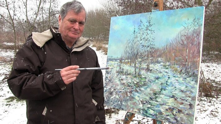 Peter Wood in the Studio: En plein air in the snow