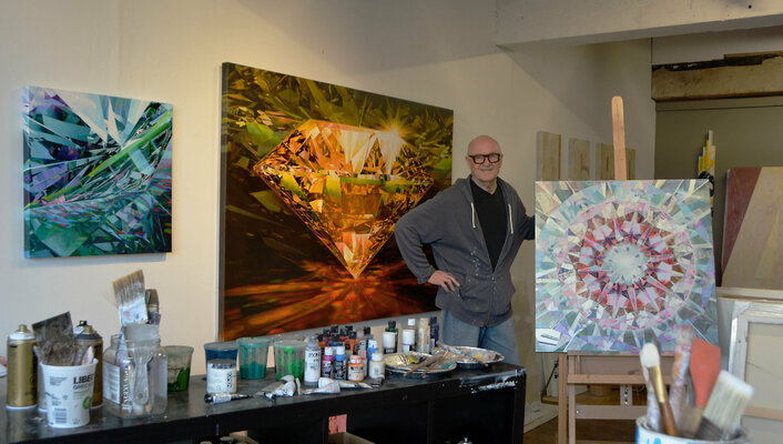 Cliff Kearns in the Studio